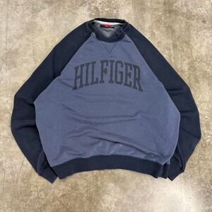 Y2K Tommy Hilfiger crewneck sweatshirt Size XL
